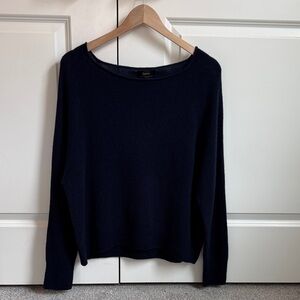 Quince Women's Navy Boatneck Cashmere Sweater